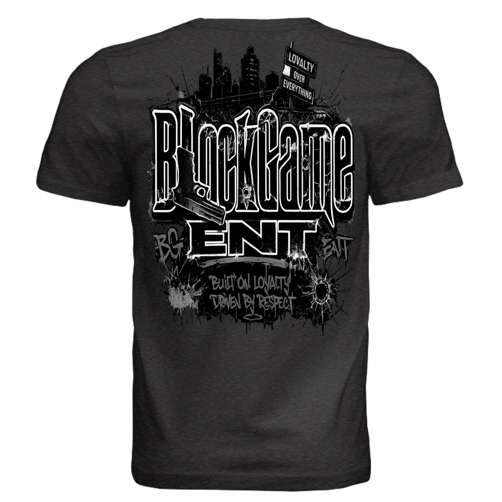 BLK HTHR TRIBLND - 3413C - BACK